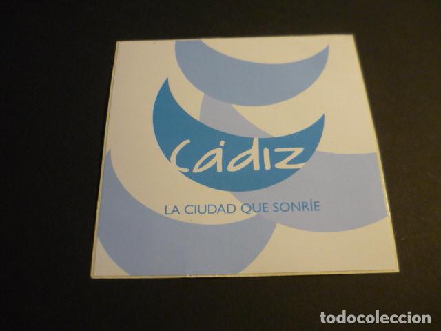 Autocolantes de cole&ccedil;&atilde;o: CADIZ LA CIUDAD QUE SONRIE PEGATINA