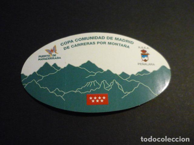 Autocolantes de cole&ccedil;&atilde;o: COPA COMUNIDAD DE MADRID CARRERAS POR MONTA&Ntilde;A PEGATINA
