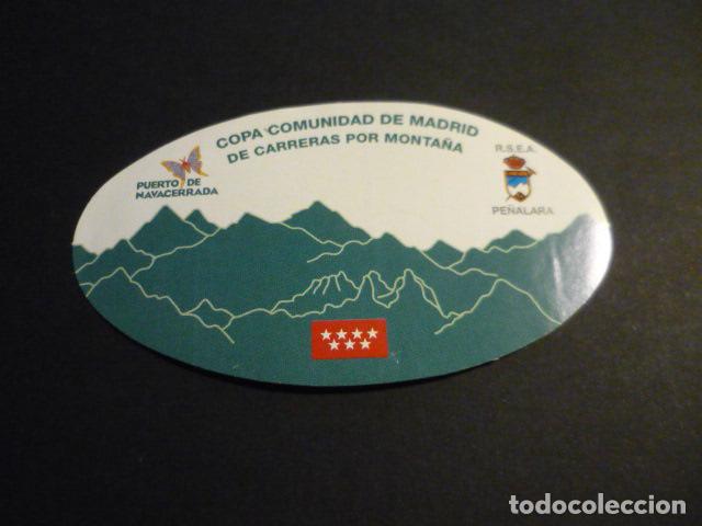 Collection stickers: COPA COMUNIDAD DE MADRID CARRERAS POR MONTA&Ntilde;A PEGATINA