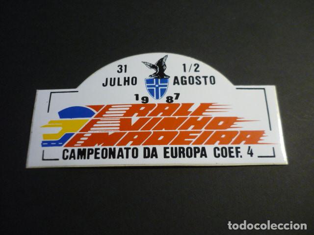 Sammlung von Aufklebern: RALLYE AUTOMOVILISMO MADEIRA PEGATINA