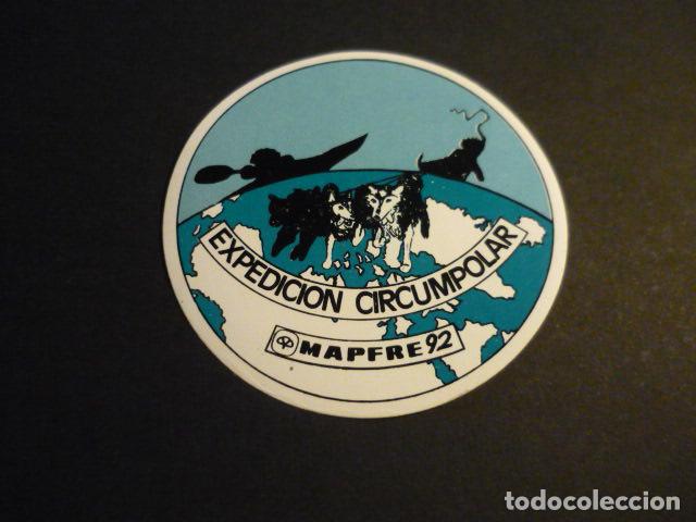 Sammlung von Aufklebern: EXPEDICION CIRCUMPOLAR MAPFRE 92 PEGATINA