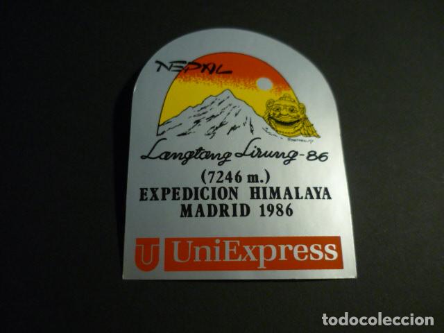 Pegatinas de colecci&oacute;n: NEPAL UNIEXPRESS PEGATINA