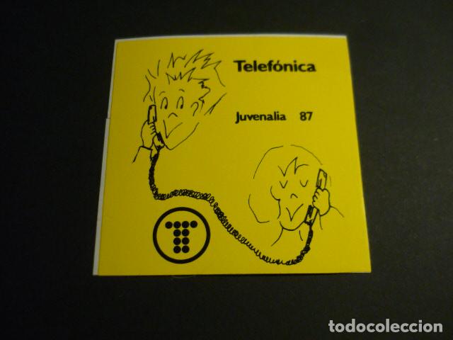 Pegatinas de colecci&oacute;n: TELEFONICA JUVENALIA 87 PEGATINA