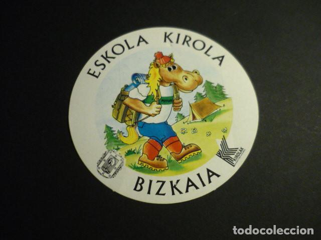 Pegatinas de colecci&oacute;n: ESKOLA KIROLA BIZKAIA PEGATINA