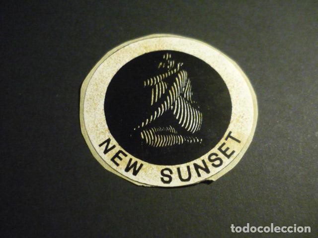 Pegatinas de colecci&oacute;n: NEW SUNSET PUBLICIDAD PEGATINA