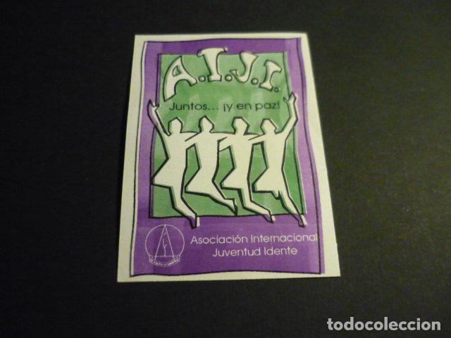 Sammlung von Aufklebern: ASOCIACION INTERNACIONAL JUVENTUD IDENTE PEGATINA