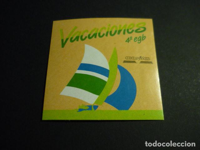Sammlung von Aufklebern: VACACIONES 4&ordm; EGB EDELVIVES PEGATINA