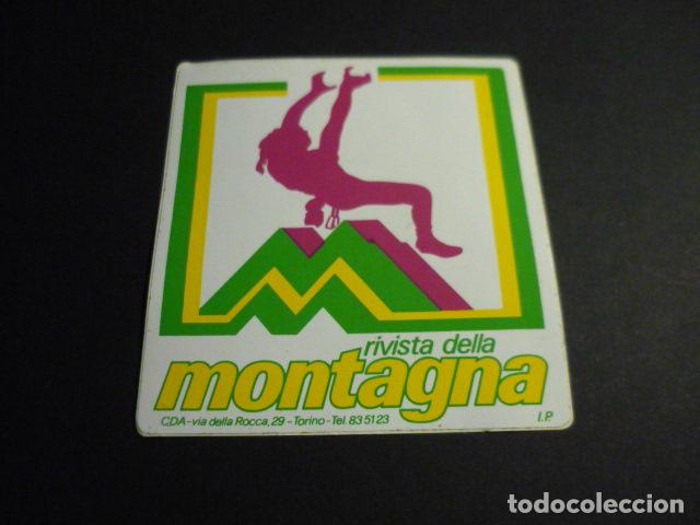 Sammlung von Aufklebern: RIVISTA DELLA MONTAGNA PEGATINA