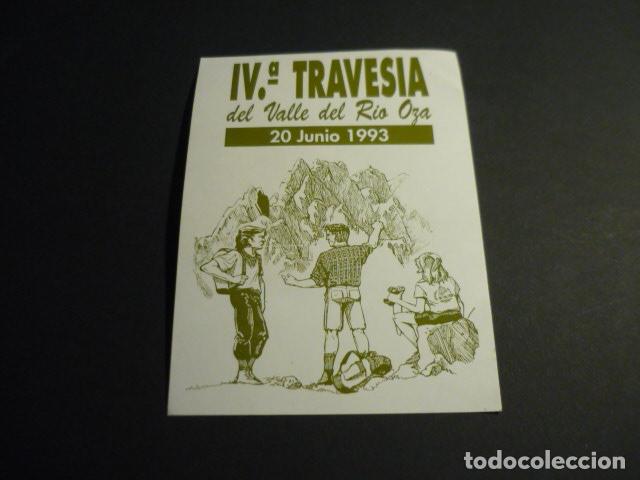 Collection stickers: IV TRAVESIA VALLE DEL RIO OZA PEGATINA