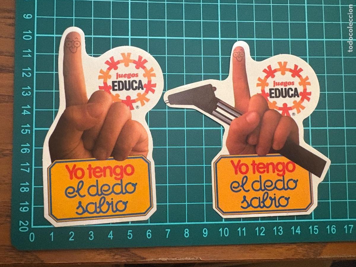 Sammlung von Aufklebern: B2. (12) PACK PEGATINA JUEGOS EDUCA