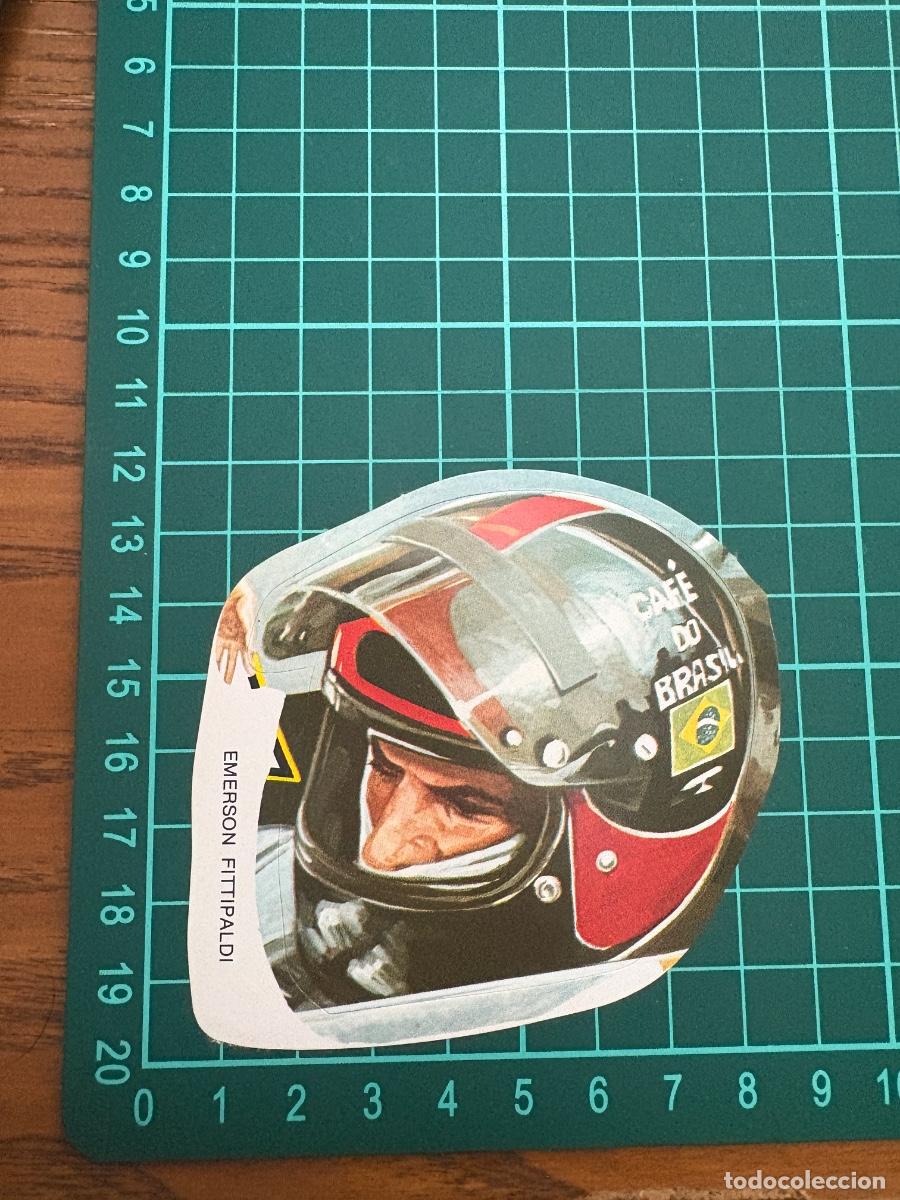 Sammlung von Aufklebern: B2. (12) PEGATINA EMERSON FITIPALDI AUTOMOVILISMO