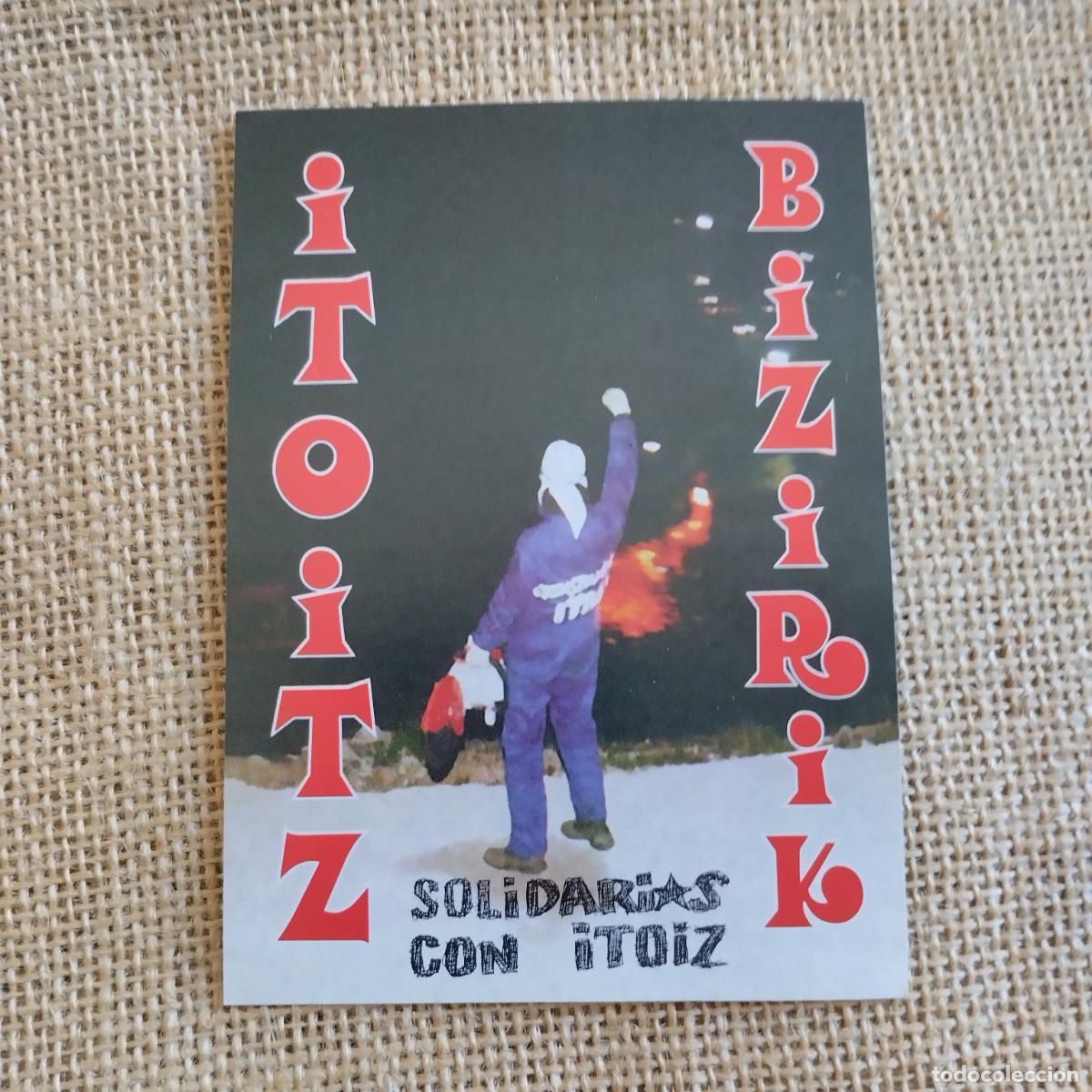 Pegatinas de colecci&oacute;n: PEGATINA SOLIDARIOS CON ITOIZ - Foto 1