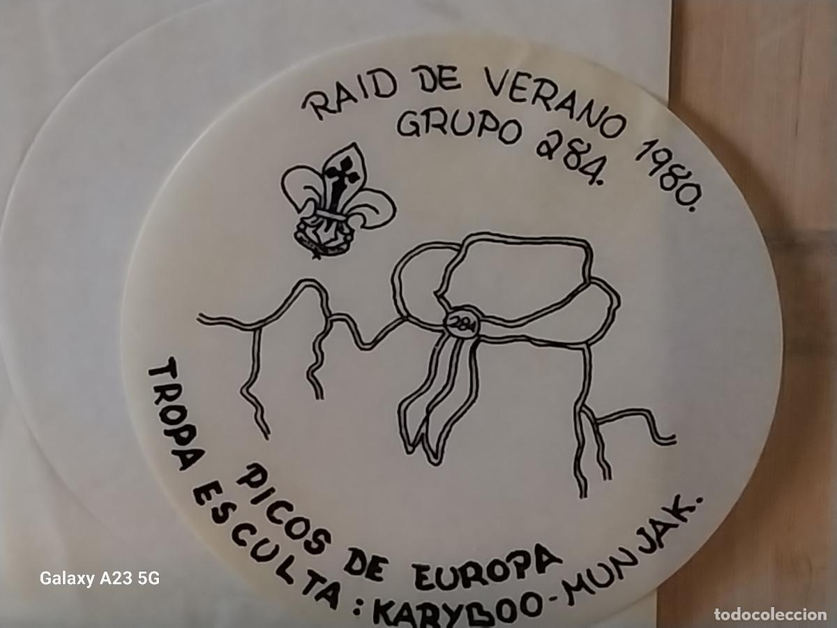 Pegatinas de colecci&oacute;n: SCOUTS TROPA KARYBOO MUNYAK PEGATINA 9.5 CMS ADHESIVO SIN PEGAR NUNCA MONTA&Ntilde;A ESCULTISMO