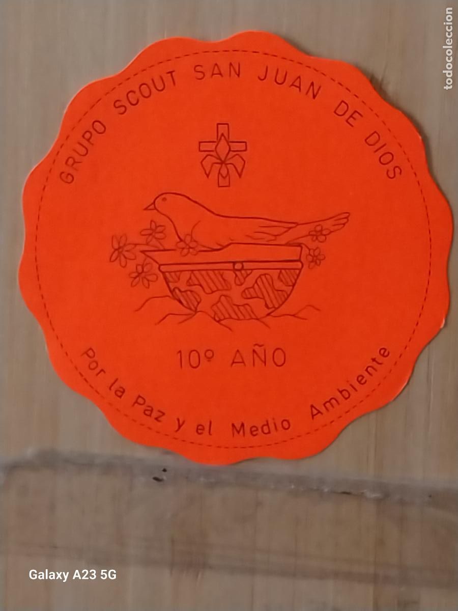 Sammlung von Aufklebern: SCOUTS GRUPO SAN JUAN DE DIOS PEGATINA 7.5 CMS ADHESIVO ESCULTISMO ACAMPADA MONTA&Ntilde;ISMO