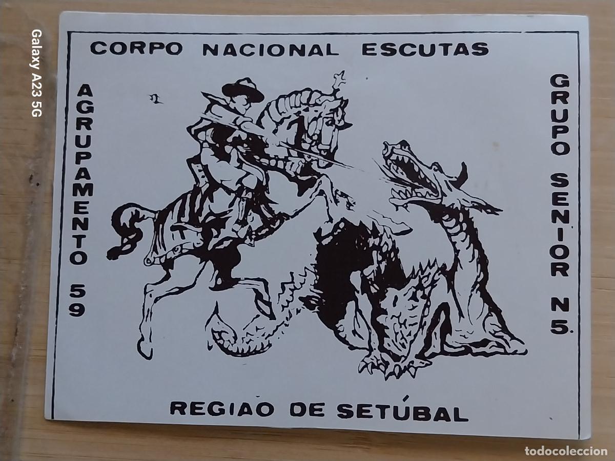 Pegatinas de colecci&oacute;n: SCOUTS GRUPO SETUBAL 59 ESCUTAS SENIOR N&ordm; 5 PEGATINA 11.5X9 CM ADHESIVO ACAMPADA MONTA&Ntilde;ISMO *