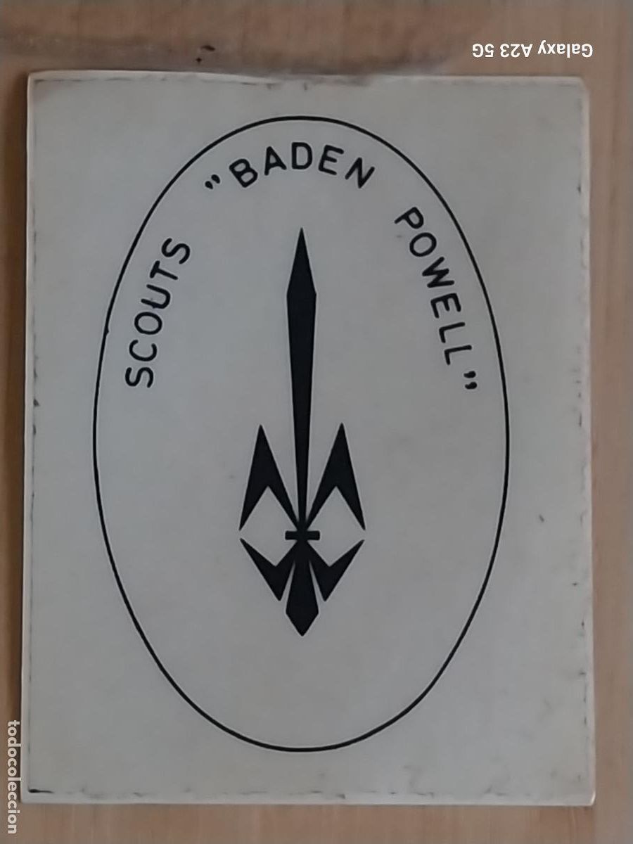 Pegatinas de colecci&oacute;n: SCOUTS GRUPO BADEN POWELL PEGATINA 10X7.5 CMS ** ADHESIVO ACAMPADA MONTA&Ntilde;ISMO