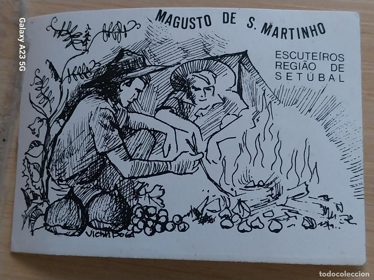 Pegatinas de colecci&oacute;n: SCOUTS GRUPO MAGUSTO DE S MARTINHO SETUBAL PEGATINA 8X5.6 CMS ** ADHESIVO ACAMPADA MONTA&Ntilde;ISMO