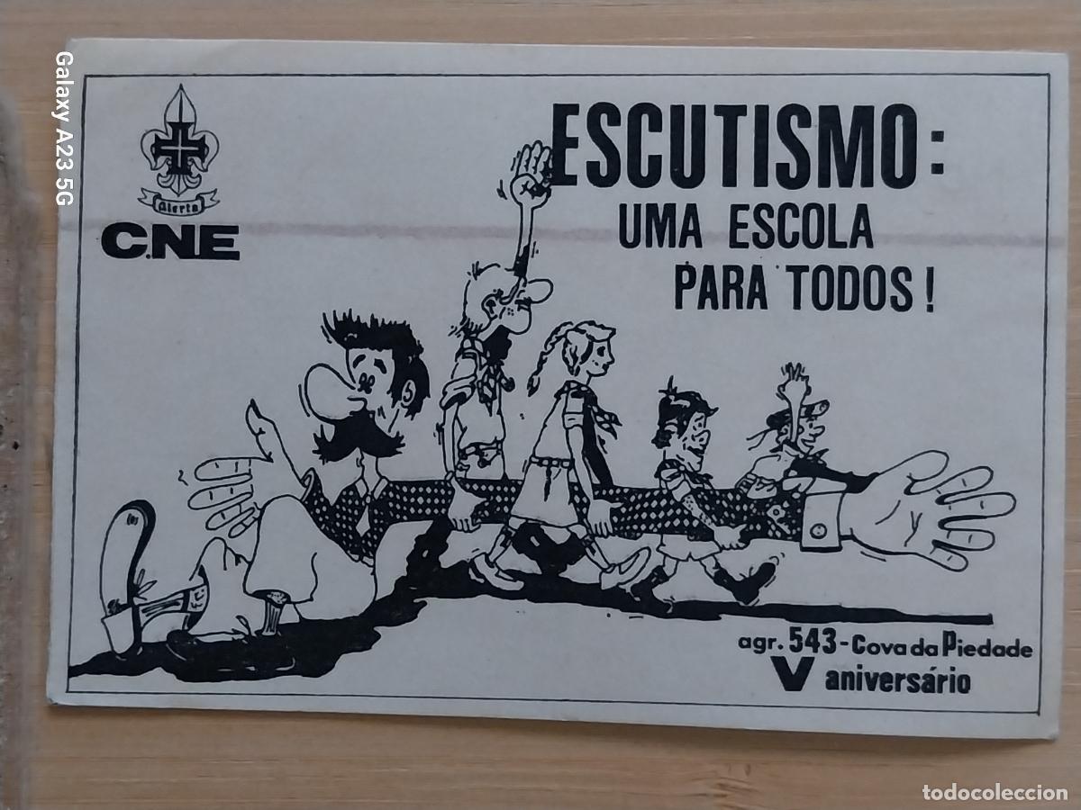 Pegatinas de colecci&oacute;n: SCOUTS GRUPO 543 COVA DA PIEDADE ESCUTISMO PEGATINA 6.5X9.7 CMS ** ADHESIVO ACAMPADA MONTA&Ntilde;ISMO
