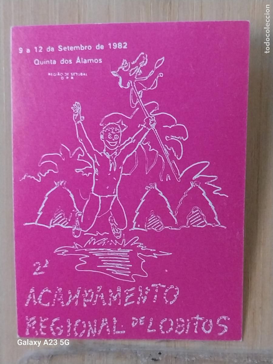 Pegatinas de colecci&oacute;n: SCOUTS GRUPO SETUBAL 1982 QUINTA DOS ALAMOS LOBITOS ESCUTISMO PEGATINA 7.8X5.7 CMS ** MONTA&Ntilde;ISMO
