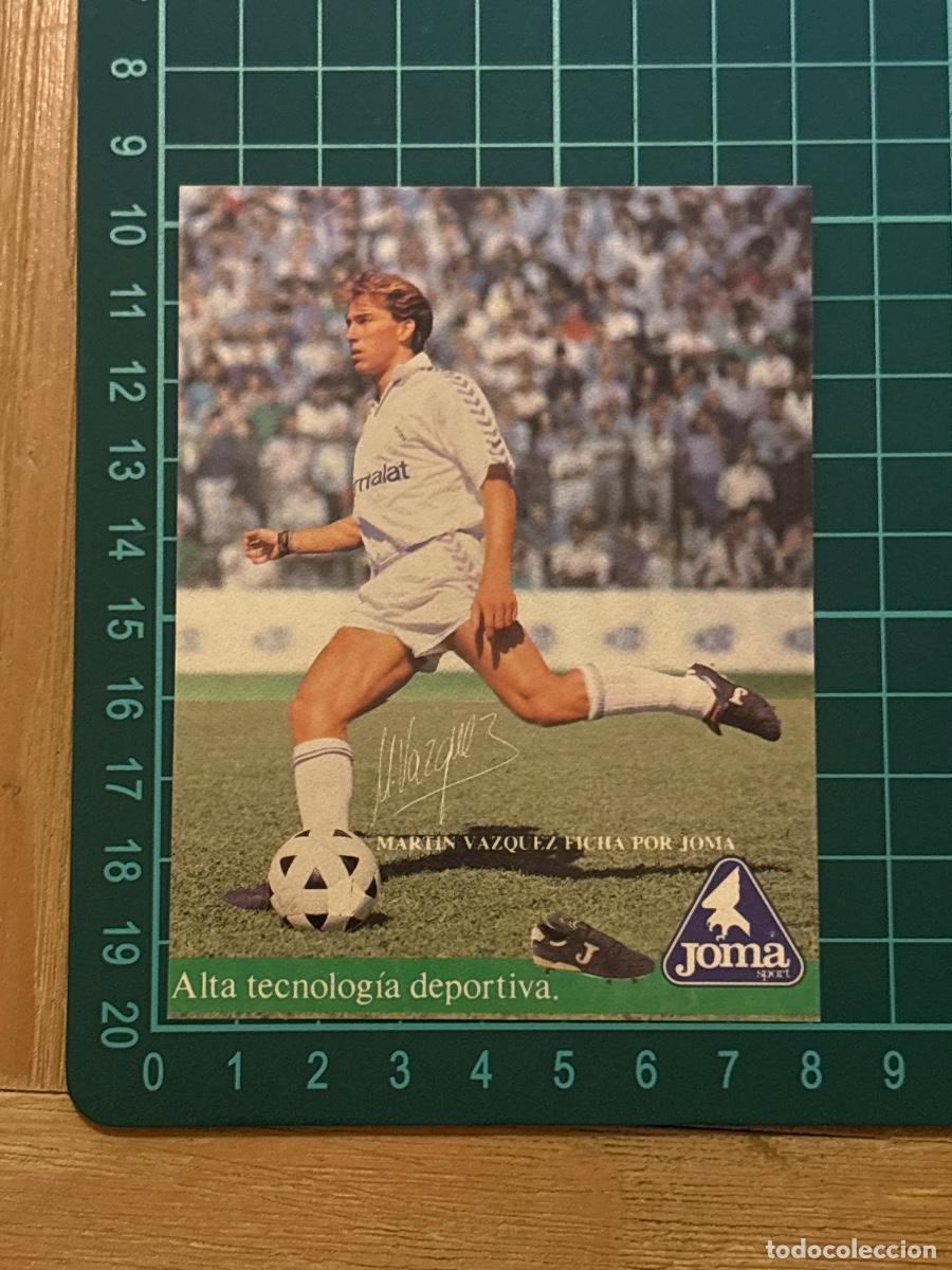 Pegatinas de colecci&oacute;n: B2. (17) PEGATINA JOMA FUTBOL MART&Iacute;N V&Aacute;ZQUEZ