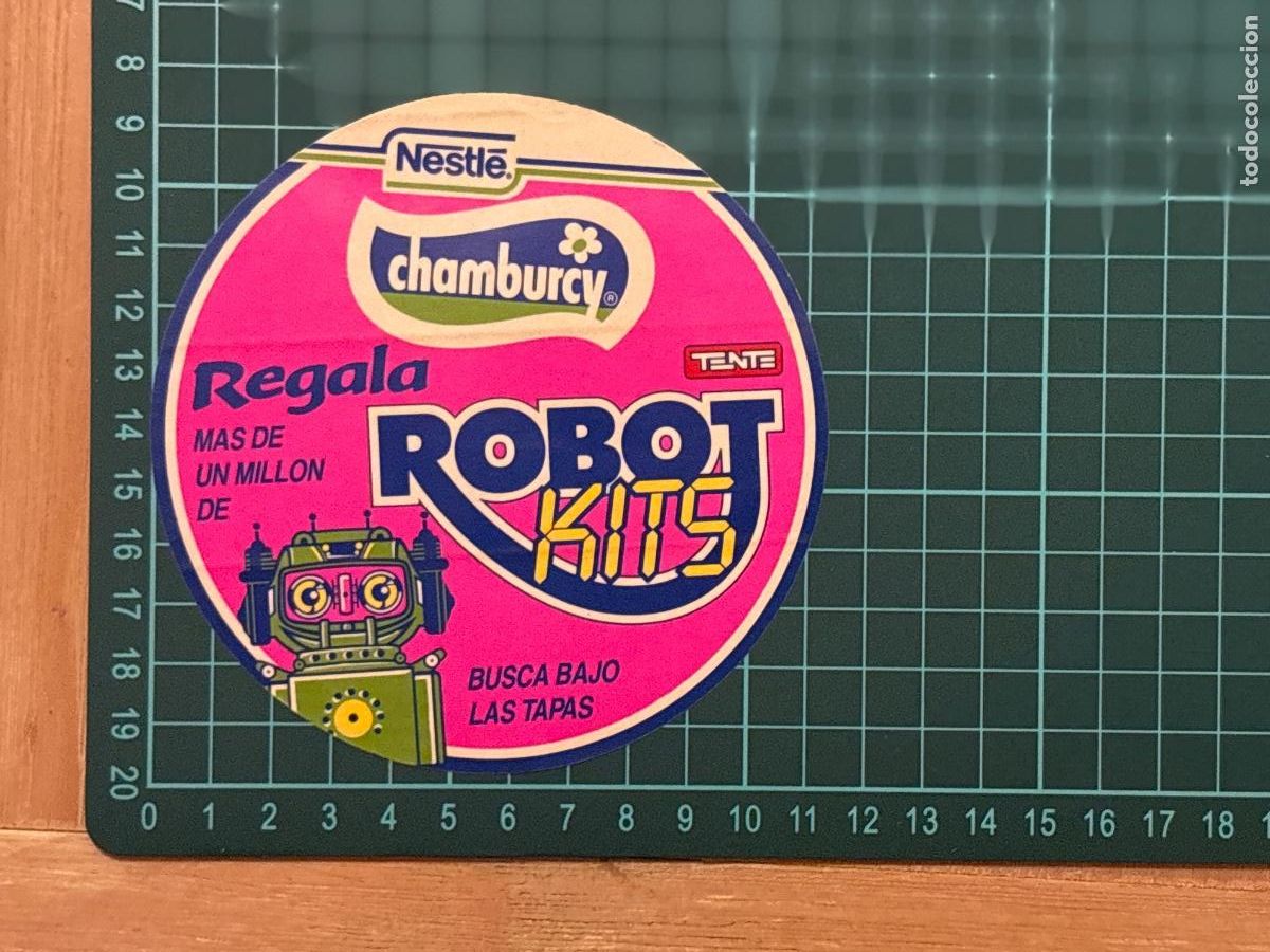 Pegatinas de colecci&oacute;n: B2. (17) PEGATINA CHAMBURCY TENTE ROBOTS KITS