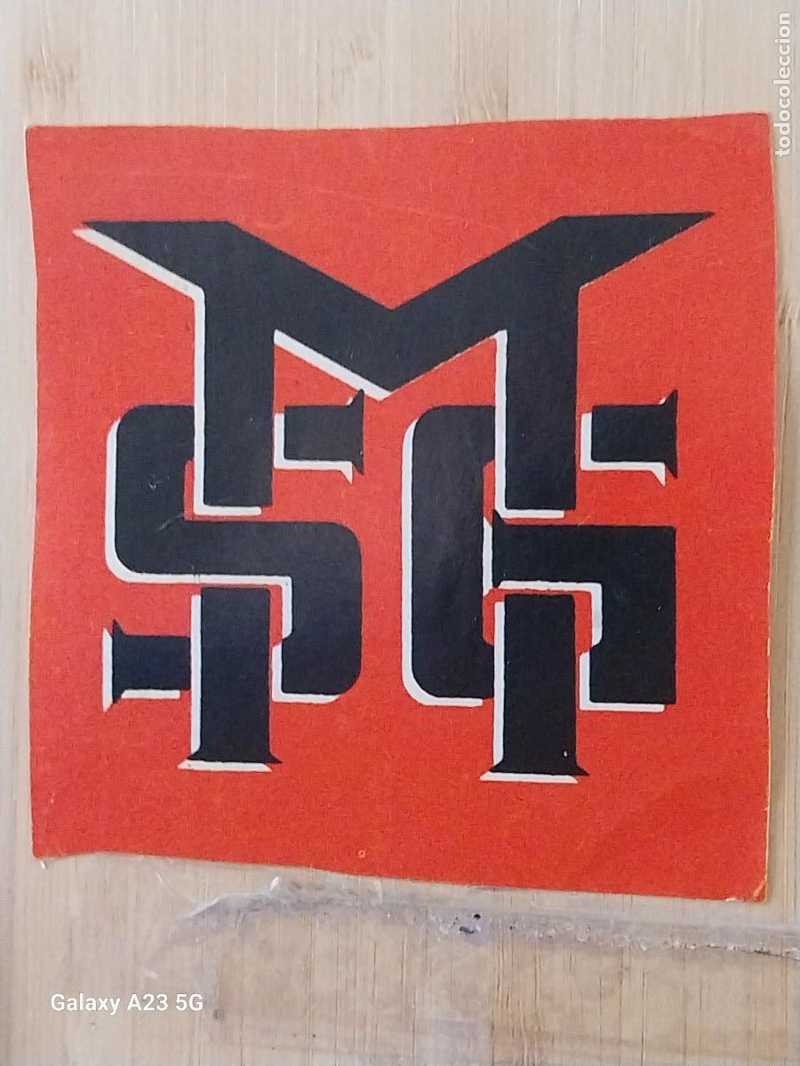 Pegatinas de colecci&oacute;n: Michael Schenker Group PEGATINA 8.8X8.5 CMS