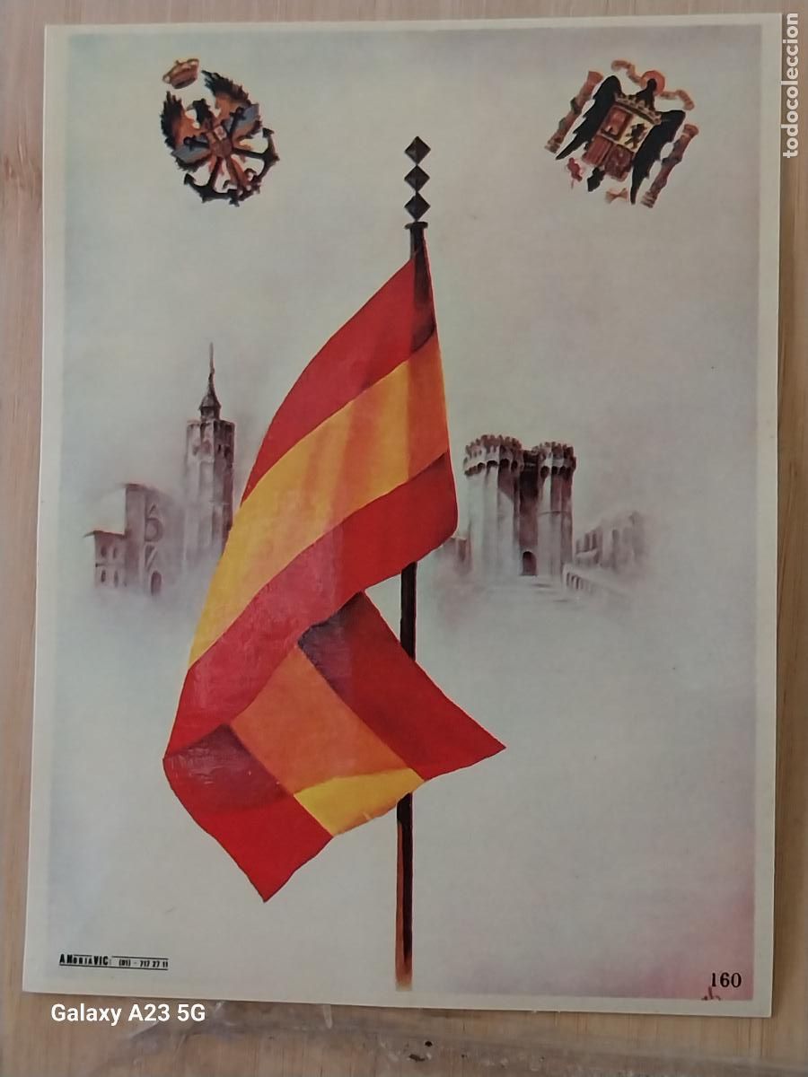Pegatinas de colecci&oacute;n: BANDERA AGUILA SAN JUAN PEGATINA 11X8.5 CSM POLITO SINDICAL TRANSICION