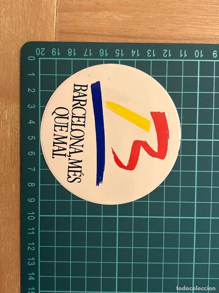 Pegatinas de colecci&oacute;n: B2. (17) PEGATINA BARCELONA MES QUE MAI