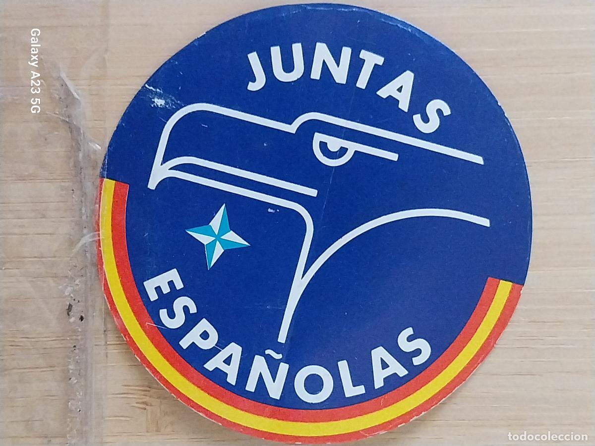 Pegatinas de colecci&oacute;n: JUNTAS ESPA&Ntilde;OLAS PEGATINA 6 CSM POLITO SINDICAL TRANSICION
