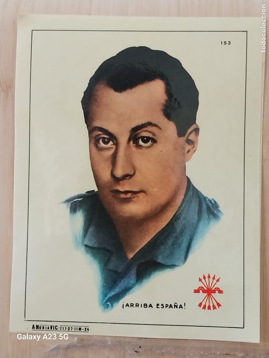 Pegatinas de colecci&oacute;n: FALANGE FE JONS PRIMO RIVERA PEGATINA 12X9.5 CSM POLITO SINDICAL TRANSICION