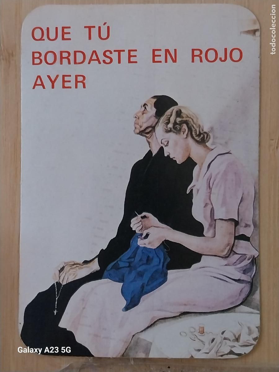 Pegatinas de colecci&oacute;n: BORDASTE ROJO AYER FALANGE PEGATINA POLITICO SOCIAL TRANSICI&Oacute;N 11X7.5 CM