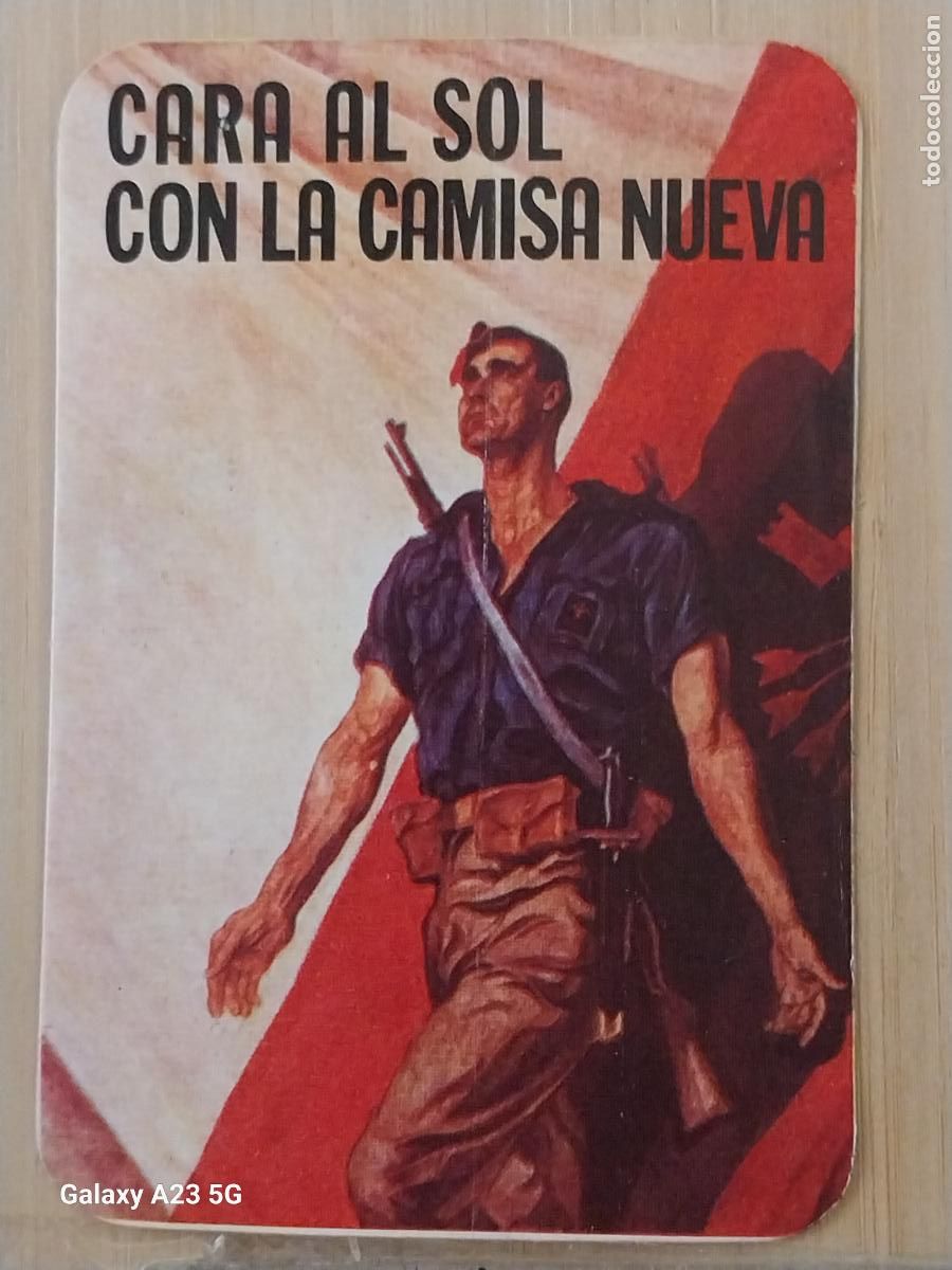 Pegatinas de colecci&oacute;n: CARA AL SOL CAMISA NUEVA FALANGE PEGATINA POLITICO SOCIAL TRANSICI&Oacute;N 11X7.5 CM