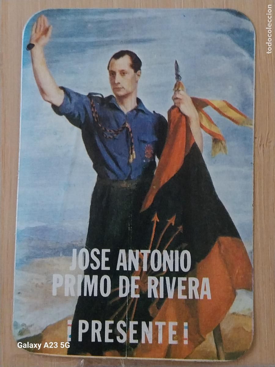 Pegatinas de colecci&oacute;n: PRIMO RIVERA PRESENTE FALANGE PEGATINA POLITICO SOCIAL 11X7.5 CM TRANSICION