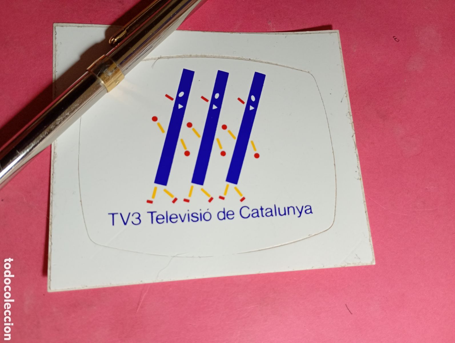 Pegatinas de colecci&oacute;n: TV3 TELEVISIO DE CATALUNYA - SIN USAR