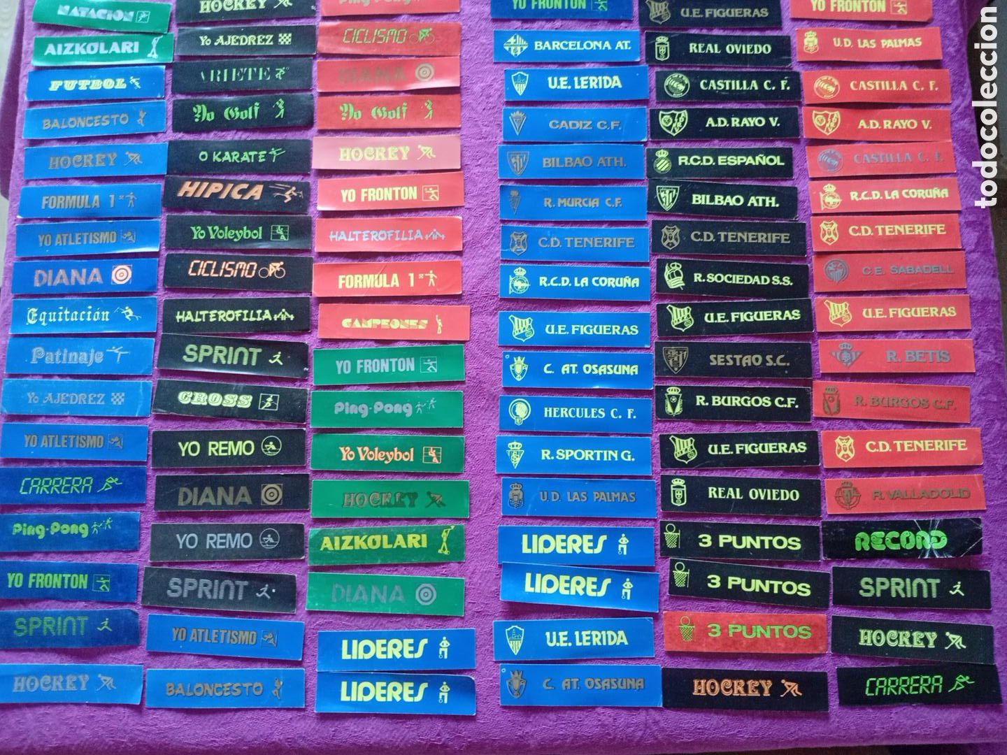 Pegatinas de colecci&oacute;n: Lote pegatinas deportivas y futbol a&ntilde;os 90