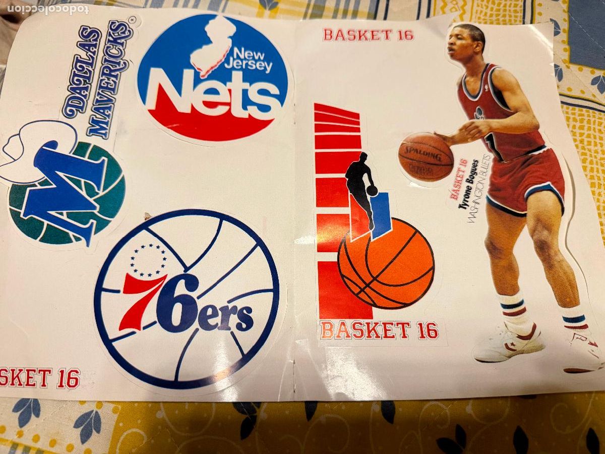 Pegatinas de colecci&oacute;n: Pegatina NBA basket 16