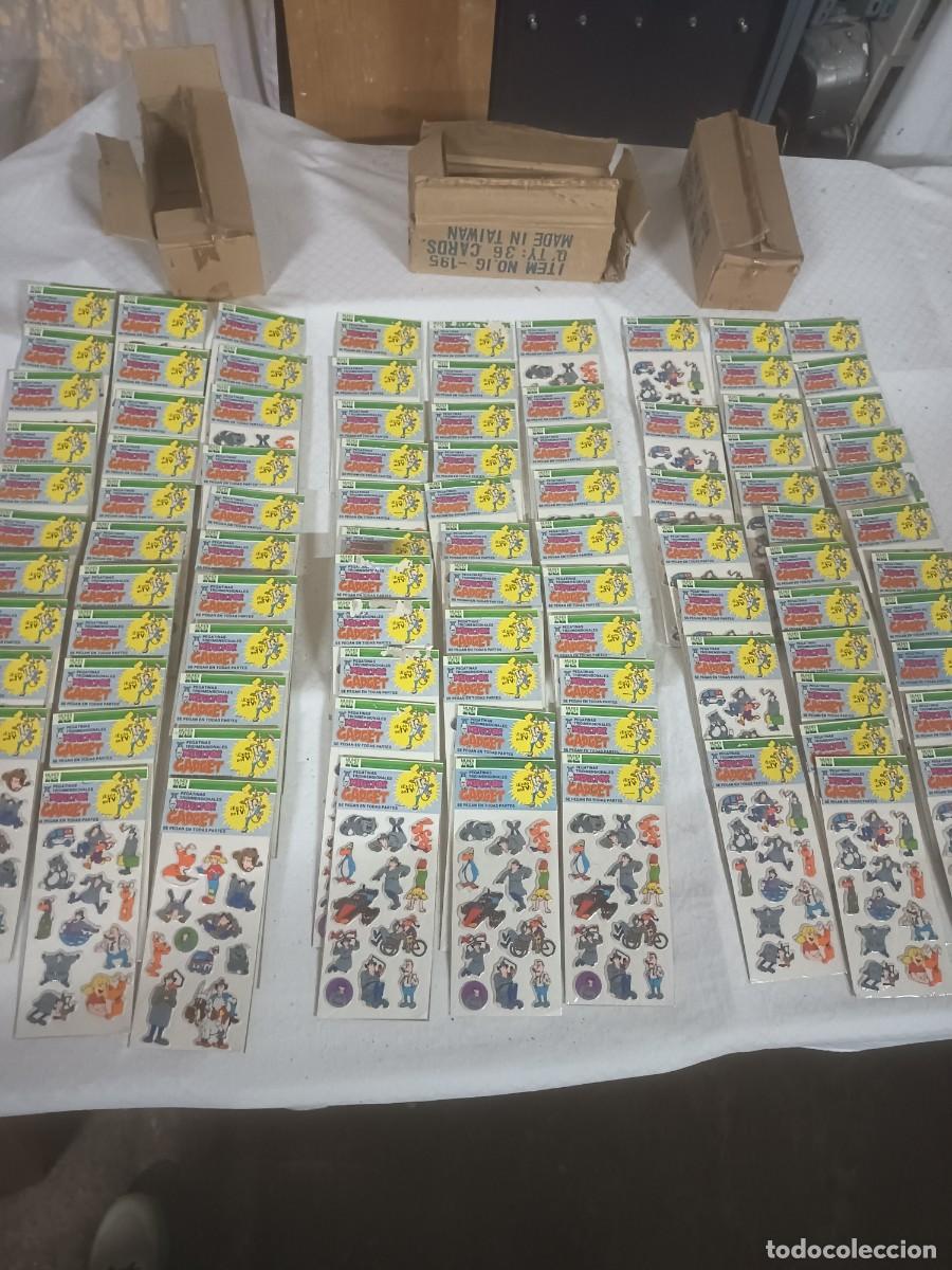 Pegatinas de colecci&oacute;n: LOTE CON TRES CAJAS LLENAS DE PEGATINAS HOLOGRAFICAS INSPECTOR GADGET