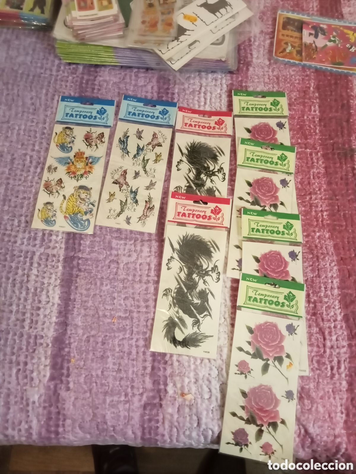 Pegatinas de colecci&oacute;n: Temporary tattoos variados