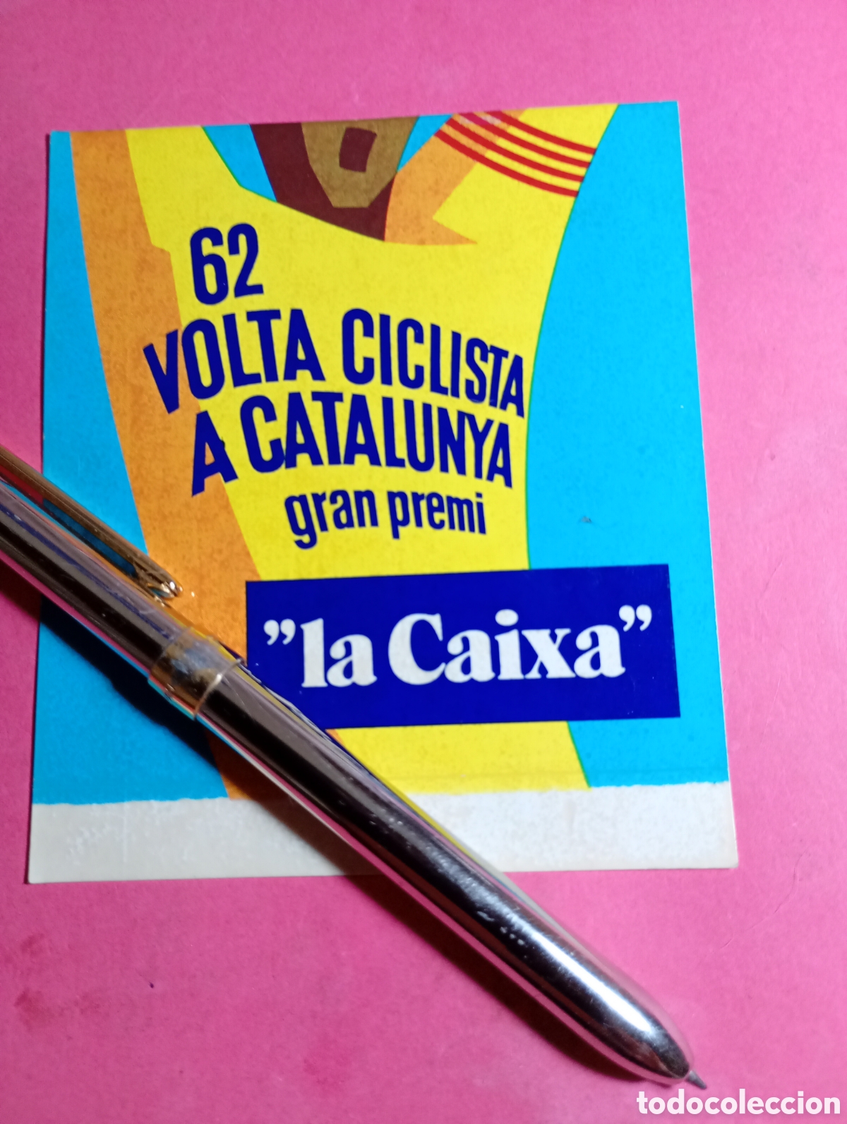 Pegatinas de colecci&oacute;n: 62 VOLTA CICLISTA A CATALUNYA GRAN PREMI LA CAIXA
