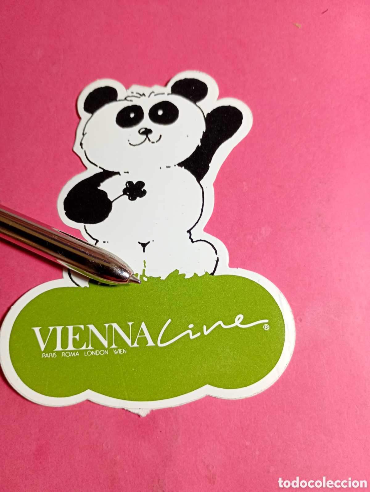 Pegatinas de colecci&oacute;n: VIENA CINE BONITO OSO PANDA - PERFIL BIEN TROQUELADO