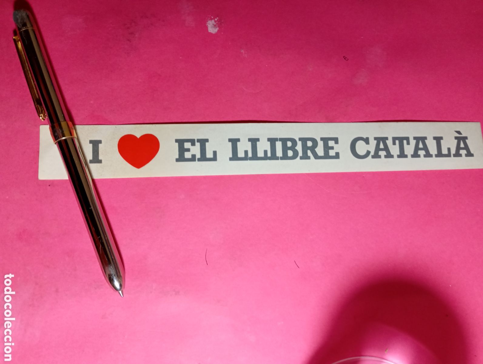 Pegatinas de colecci&oacute;n: I LOVE (UN CORAZ&Oacute;N ROJO) EL LLIBRE EN CATAL&Agrave;