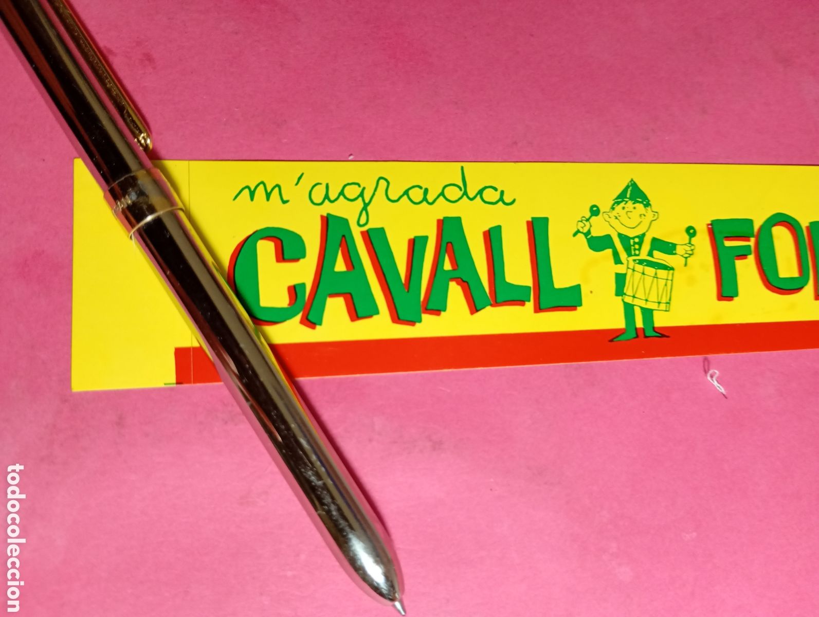 Pegatinas de colecci&oacute;n: ''M AGEADA CAVALL FORT'' TRICOLOR