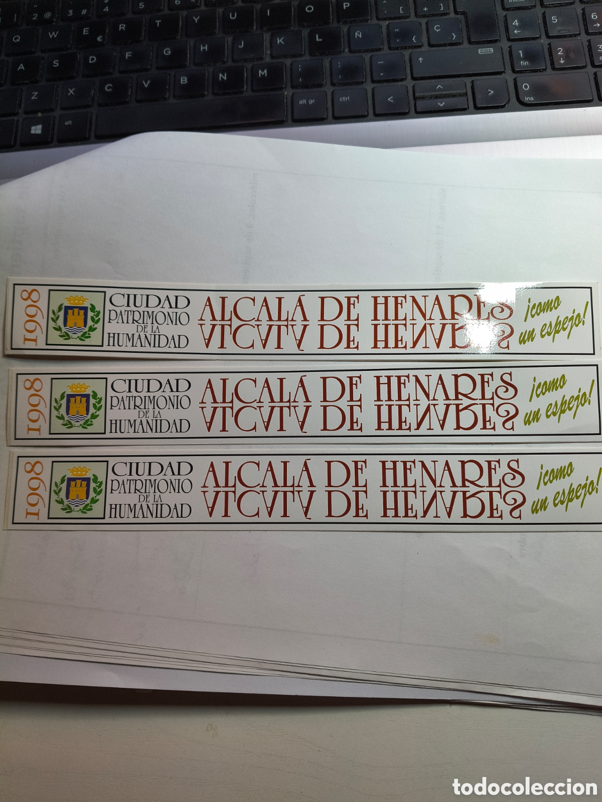 Pegatinas de colecci&oacute;n: Pegatina Alcal&aacute; de Henares. 1998