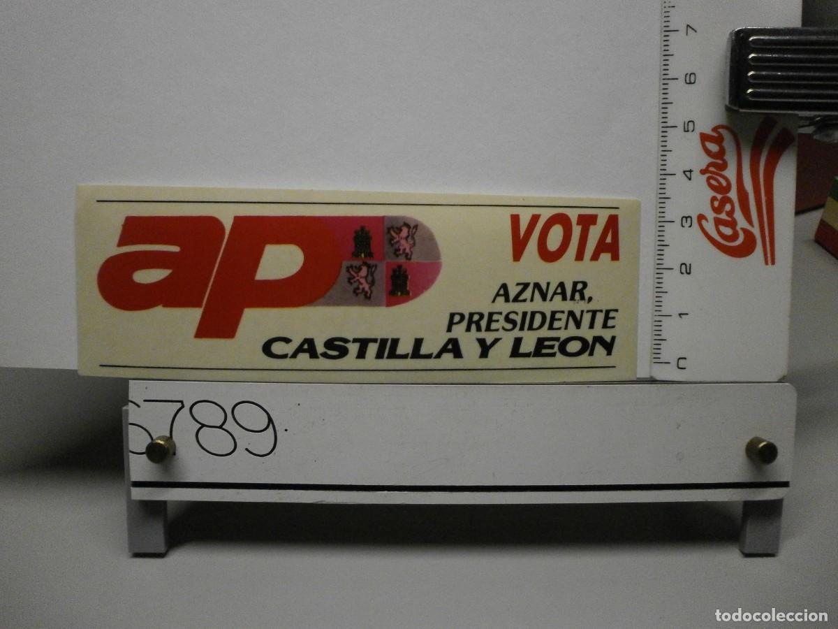 Pegatinas de colecci&oacute;n: pegatina politica antigua