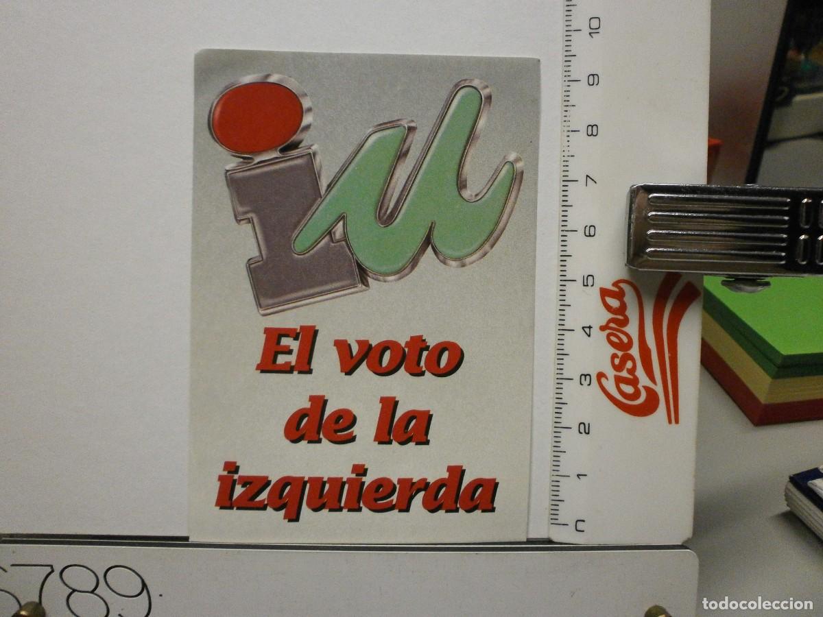 Pegatinas de colecci&oacute;n: pegatina politica antigua
