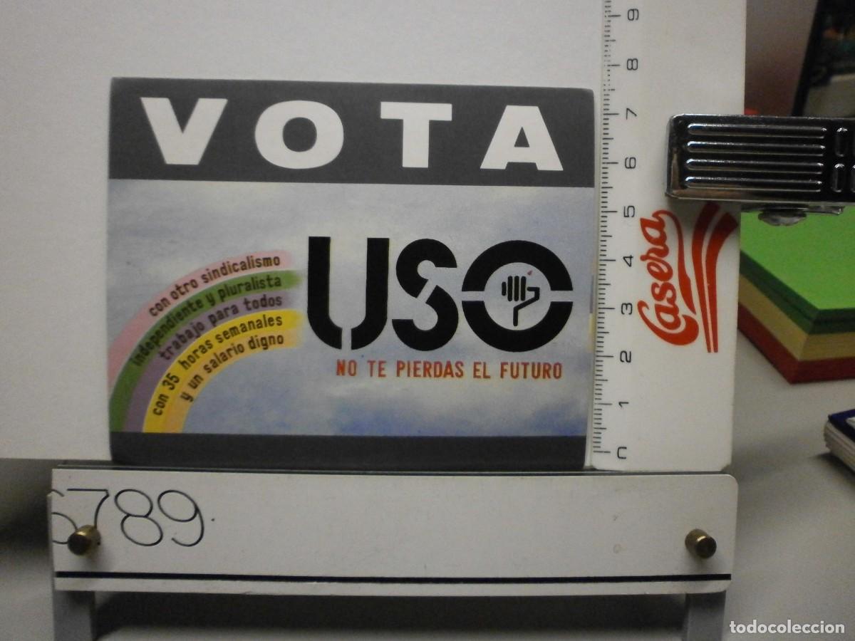 Pegatinas de colecci&oacute;n: pegatina politica antigua