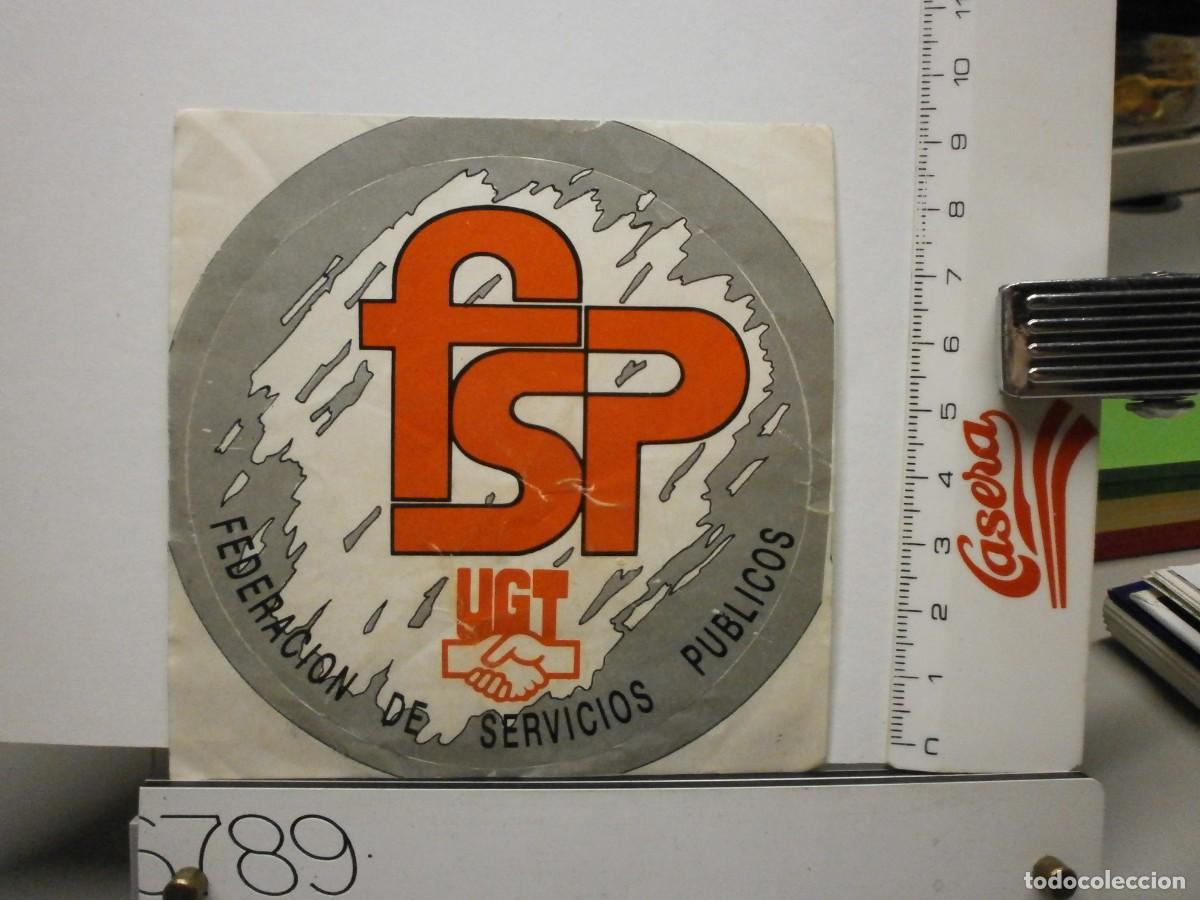 Pegatinas de colecci&oacute;n: pegatina politica antigua