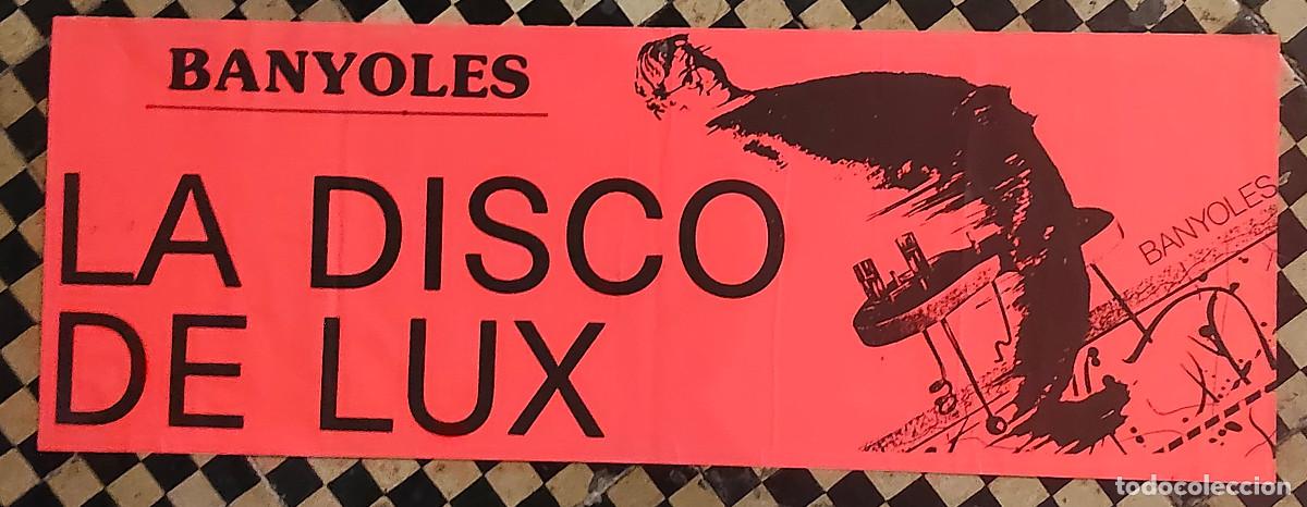 Pegatinas de colecci&oacute;n: adhesivo gigante - La disco de lux - antigua discoteca de Banyoles
