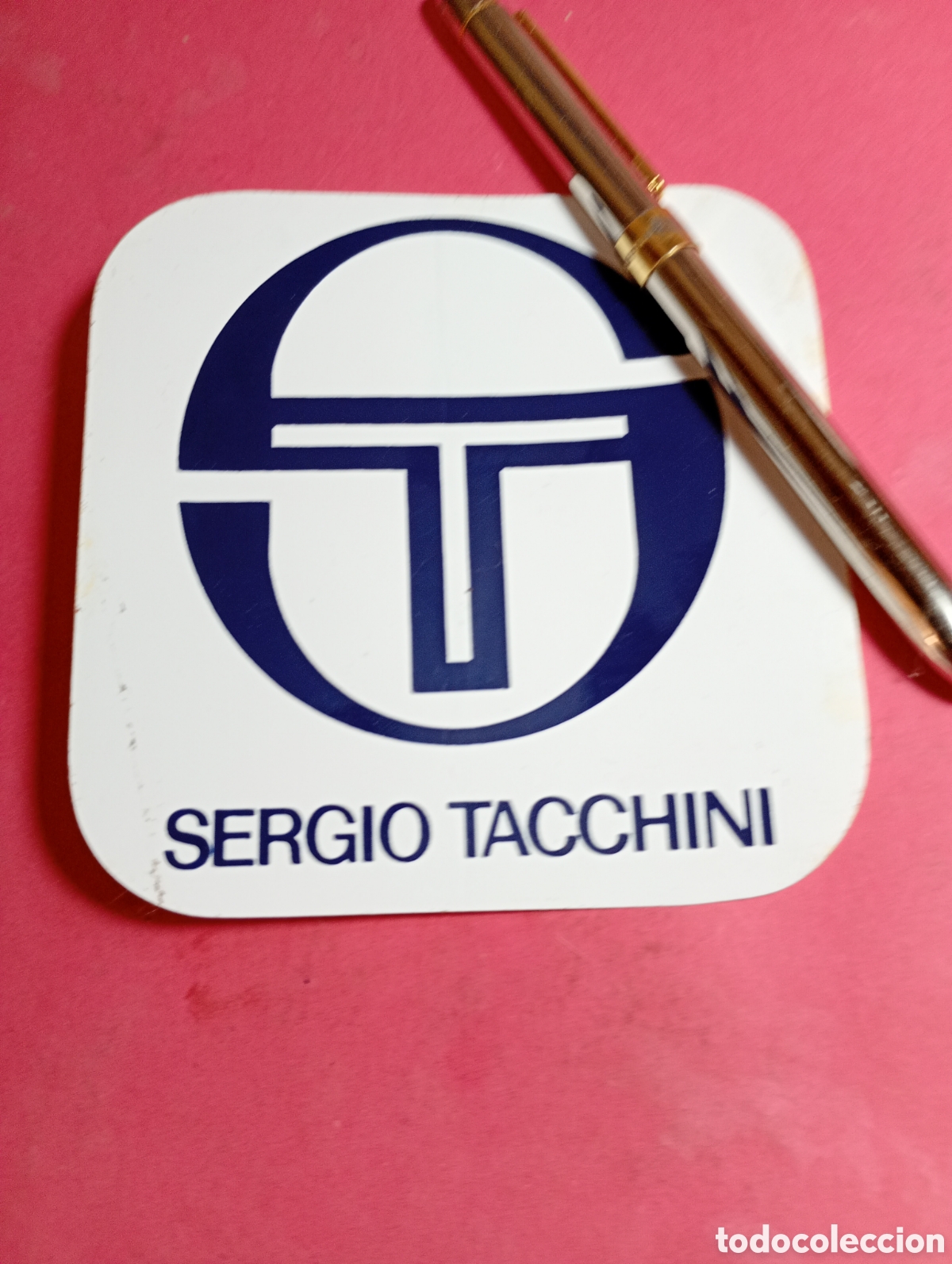 Pegatinas de colecci&oacute;n: TENIS PEGATINA ''sergio tacchini'' iconica marca de ropa deportiva ddel gran tenista italiano