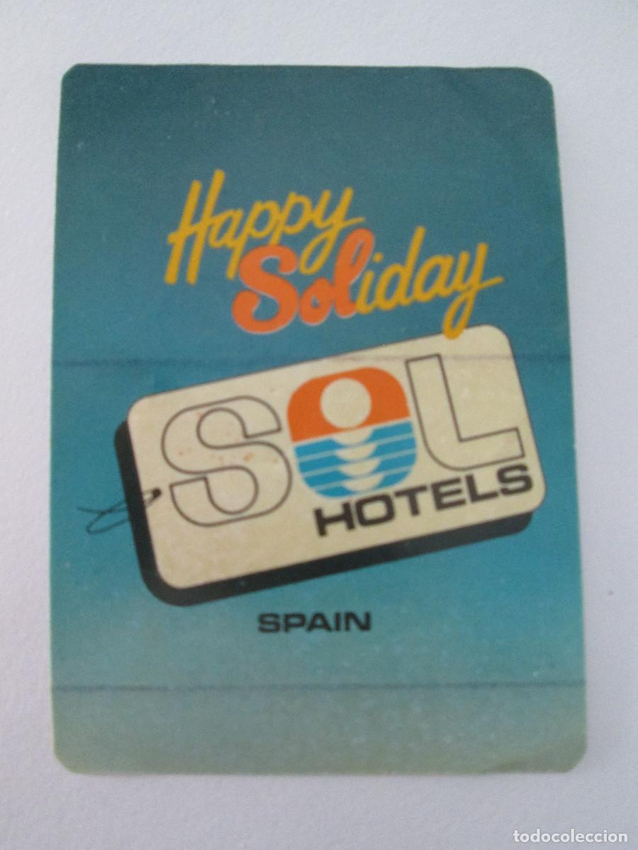 Pegatinas de colecci&oacute;n: PEGATINA HAPPY SOLIDAY - SOL HOTELS SPAIN - 11X8